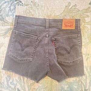 Levi's Charcoal Denim Women's Shorts